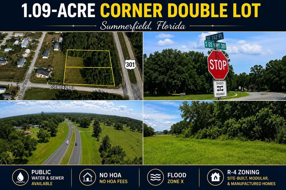 Corner 142ND PLACE & S US HWY 301 — photo 1 of 26